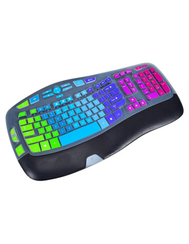 Cubierta de Teclado de Silicona iKammo para Logitech K350 MK550