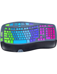 Cubierta de Teclado de Silicona iKammo para Logitech K350 MK550 2