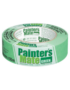 Cinta de Pintor Mate Verde Duck 36mm x 55m, Multi-Superficie