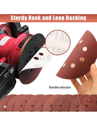 150 Discos de Lijado 12,7 cm Szarint Granos Variados