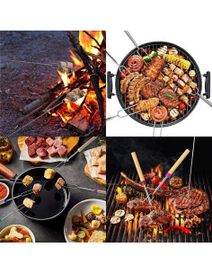 12 Palos Extensibles para Asar Malvaviscos BetterJonny 28-81cm 2