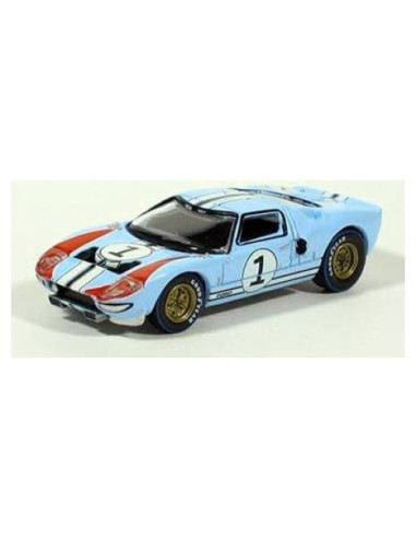 Auto World GT40 RHD 1966 Azul Claro Edición Limitada 1/64