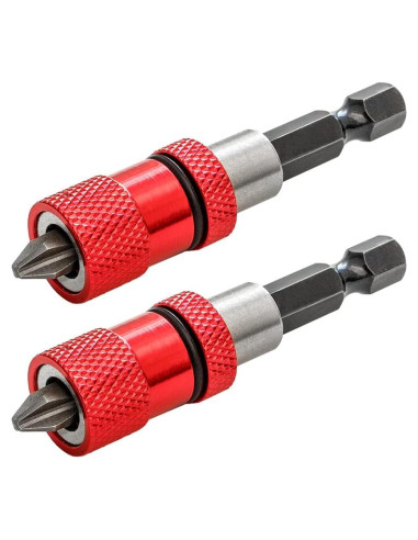 2 Soportes de Punta Destornillador Ajustable Saipe PH2