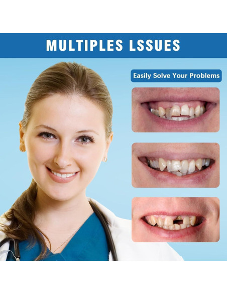 Dientes Falsos Moldables Aikaplus - Dentaduras Silicona 1PC