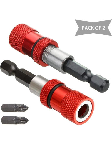 2 Soportes de Punta Destornillador Ajustable Saipe PH2