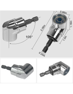 Adaptador de Taladro en Ángulo Recto Guyuyii 105 2