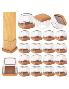 32 Protectores de Suelo de Silicona Jeaoouu para Patas de Sillas