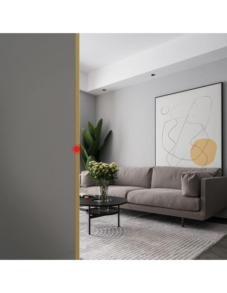 Protector de Esquina de Pared Awvob Dorado 90cm x 2cm - 4 Piezas