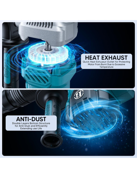 Martillo Demoledor ENEACRO ENDH45 11 Amp Ligero 5.8 kg