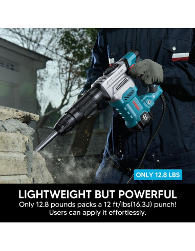 Martillo Demoledor ENEACRO ENDH45 11 Amp Ligero 5.8 kg