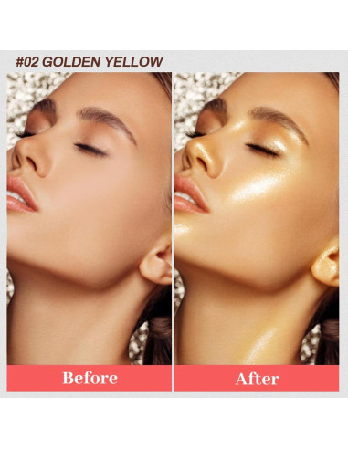 Aceite Brillante Corporal MEICOLY 104.87ml Amarillo Dorado