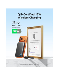 Cargador Portátil Magnético INIU 10000mAh 45W Carga Rápida 2