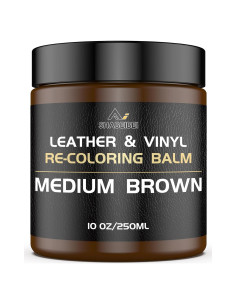 Bálsamo de Recoloración de Cuero SHABEIBEI 340g Marrón Medio