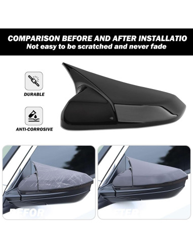 Cubierta de Espejo Lateral MOFOAP para Honda Civic 2016-2021