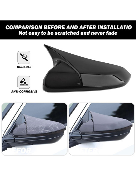 Cubierta de Espejo Lateral MOFOAP para Honda Civic 2016-2021