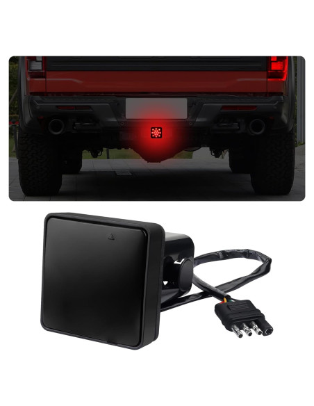 Luz de Freno para Remolque Carleef 15 LED 12V Negra