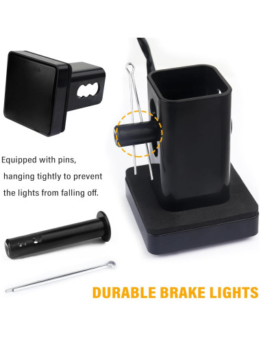 Luz de Freno para Remolque Carleef 15 LED 12V Negra