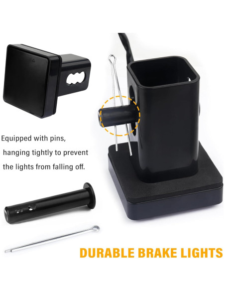 Luz de Freno para Remolque Carleef 15 LED 12V Negra