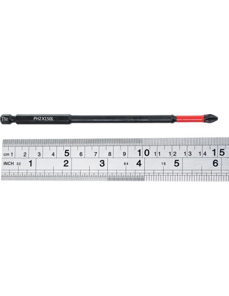 Juego de Puntas de Destornillador AUTOTOOLHOME 10 Piezas PH2