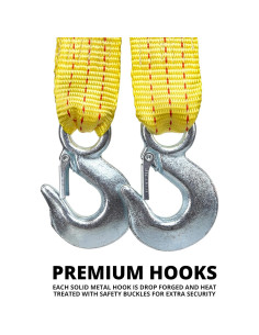 Correa de Remolque NEIKO 51005A 6.1m 10,000kg Amarilla 2