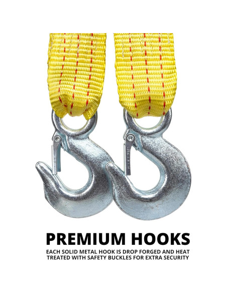 Correa de Remolque NEIKO 51005A 6.1m 10,000kg Amarilla