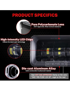 Luces Antiniebla LED Z-OFFROAD para Ford F150 2015-2020 2