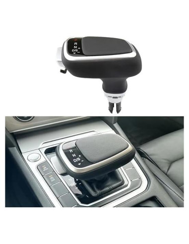 Perilla de Cambio LEOHUNPAIL para Audi y VW - ABS y Cuero