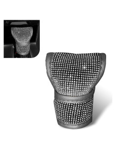 Cubierta de pomo de cambio Zikefest con cristales brillantes