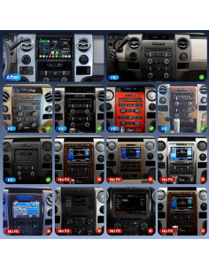 Estéreo Android 2GB RAM 64GB ROM para Ford F150 2009-2014 2