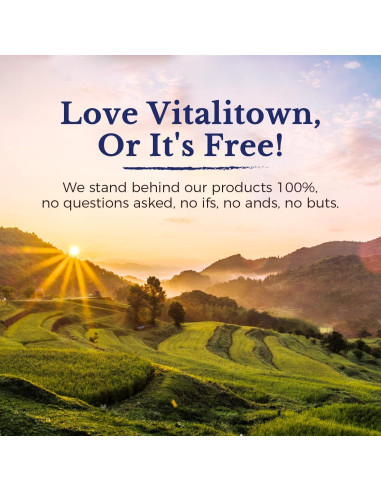 Cápsulas de Moringa Vitalitown 11g - 60 Unidades, Sin Cafeína