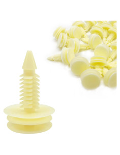 50 Clips de Retención de Panel de Recorte Icyhaws 8mm Nylon