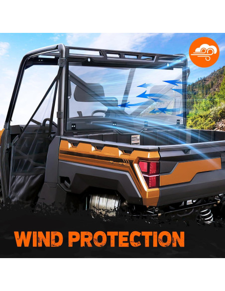 Parabrisas Trasero Nilight para Polaris Ranger 2017-2025