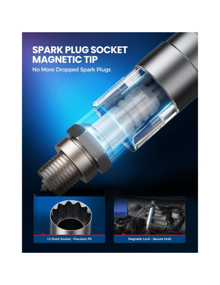 KAX Bobinas de Encendido UF592 y Bujías Iridio para BMW