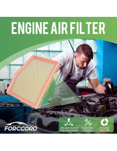 Combo Filtros de Aire Forccord para Chrysler Grand Caravan 2021-2026 2