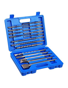 Juego de Brocas y Cinceles COMOWARE 17 Piezas para Martillo