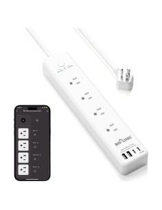 Regleta Inteligente BN-LINK 4 Tomas + 4 USB Carga Rápida