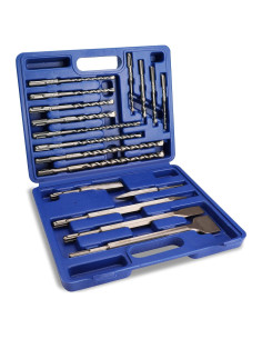 Juego de Brocas y Cinceles WORKPRO 17 Piezas SDS-Plus
