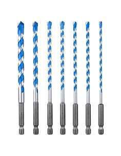 Juego de Brocas de Concreto UBESTHS 7 Pcs Hexagonal