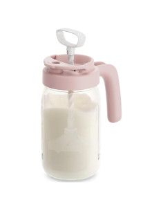 Jarra de vidrio Papablic 946ml para leche materna y fórmula