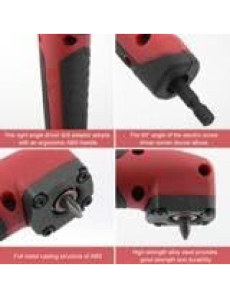 Adaptador de Taladro Tookie 90 Mango ABS 2 Pcs