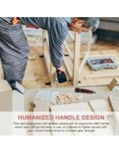 Adaptador de Taladro Tookie 90 Mango ABS 2 Pcs