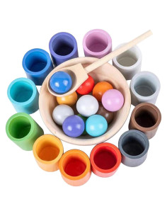 Juguete Montessori de Clasificación de Colores Woodenfun