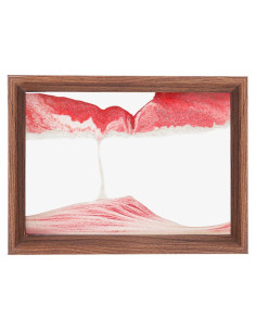 Arte de Arena en Movimiento AzureLeap 20.32cm Rojo 3D Decoración