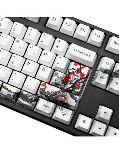 Set de Teclas Mecánicas PBT 111 MOLGRIA para Teclado Alemán
