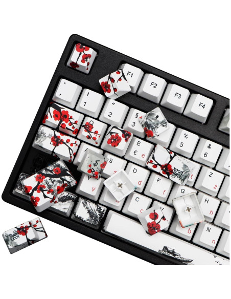 Set de Teclas Mecánicas PBT 111 MOLGRIA para Teclado Alemán