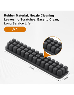 5 Pcs Cepillo de Silicona para Boquilla Bambu A1 - Limpieza 3D 2