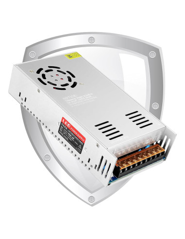 Fuente de Alimentación LED inShareplus 24V 25A 600W AC 100-240V