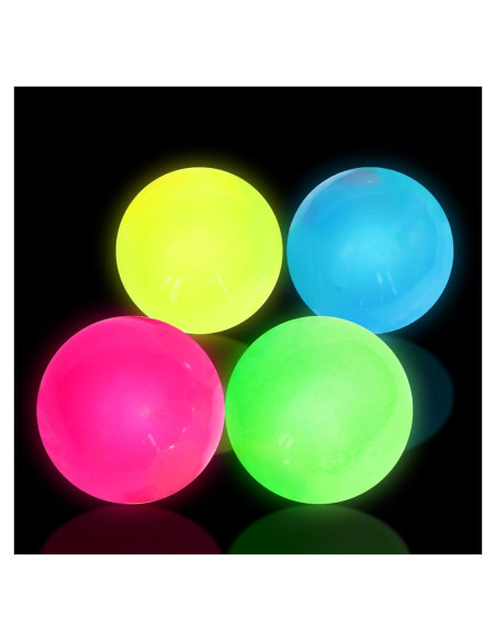 4 Bolas Adhesivas Brillantes QETRABONE para Alivio de Estrés