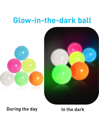 4 Bolas Adhesivas Brillantes QETRABONE para Alivio de Estrés