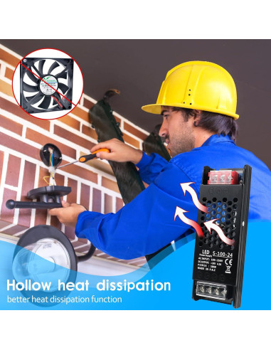 Fuente de Alimentación DC 24V 100W inShareplus Regulada